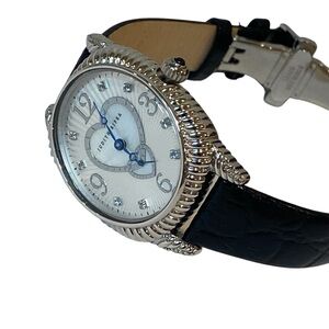 Judith Ripka Sterling Silver Mother of Pearl Women's Watch - NEW